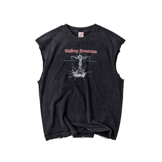Vale Forever Concrete Cross Tank Black
