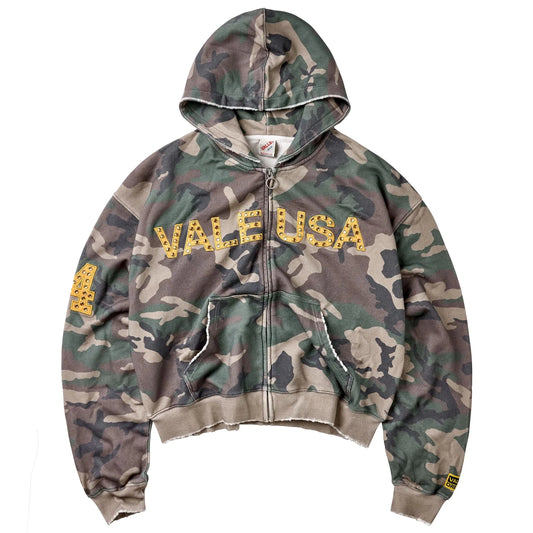 Vale Forever Vale USA Zip-Up Hoodie Camo