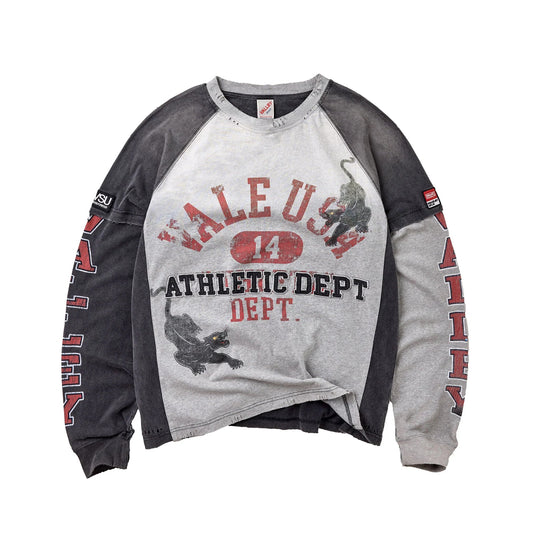 Vale Forever Varsity L/S T-Shirt Black/Grey