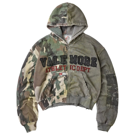 Vale Forever Zombie Zip-Up Hoodie Camo/Heather Grey