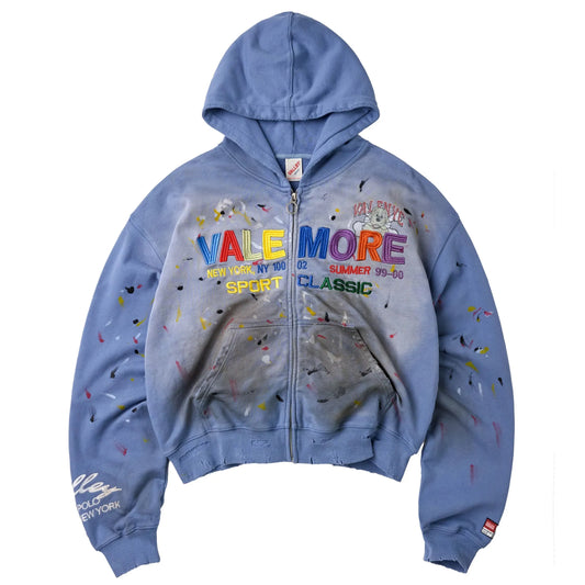 Vale Forever Sunday Zip-Up Hoodie Blue