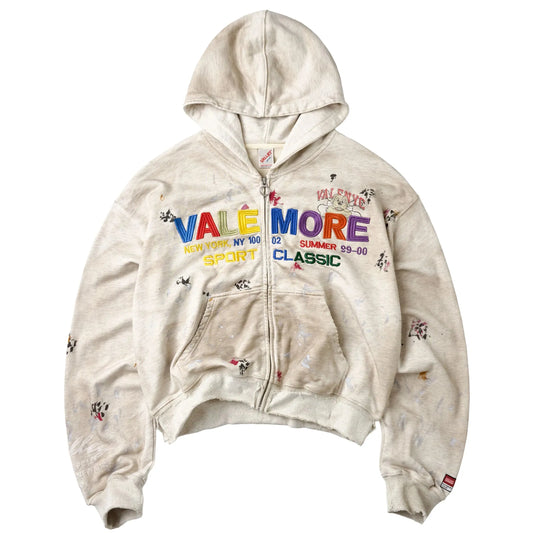 Vale Forever Sunday Zip-Up Hoodie Heather Grey