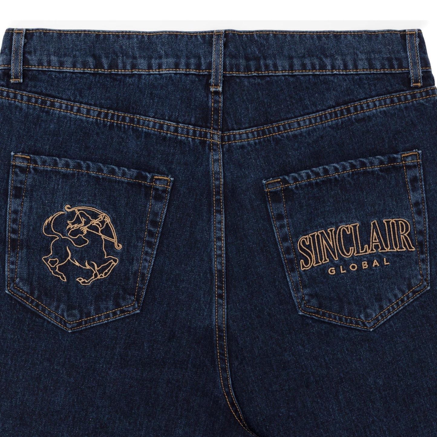 Sinclair Denim Short Dark Blue