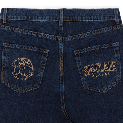 Sinclair Denim Short Dark Blue