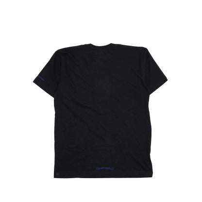 Chrome Hearts Neck Logo Pocket T-Shirt Black/Blue