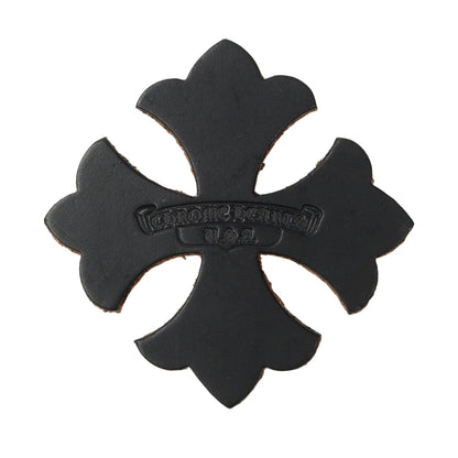 Chrome Hearts Leather Coaster Black