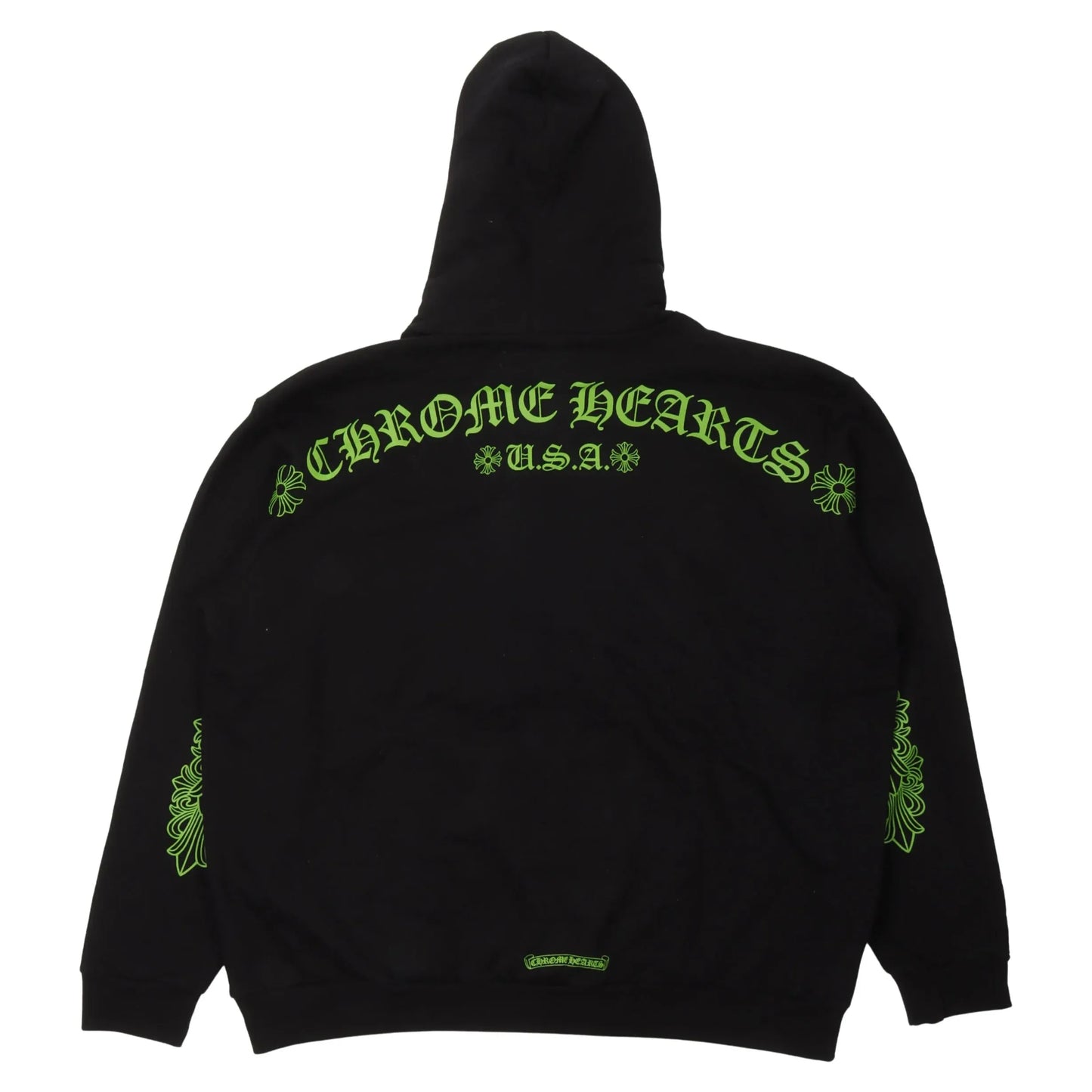 Chrome Hearts Script Horseshoe Hoodie Black/Green (Friends & Family Exclusive)