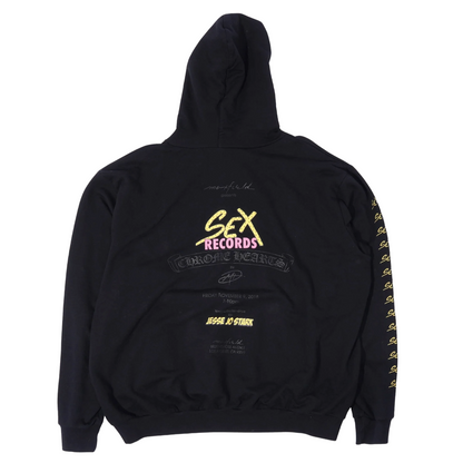 Chrome Hearts Matty Boy Sex Records Maxfield LA Hoodie Black
