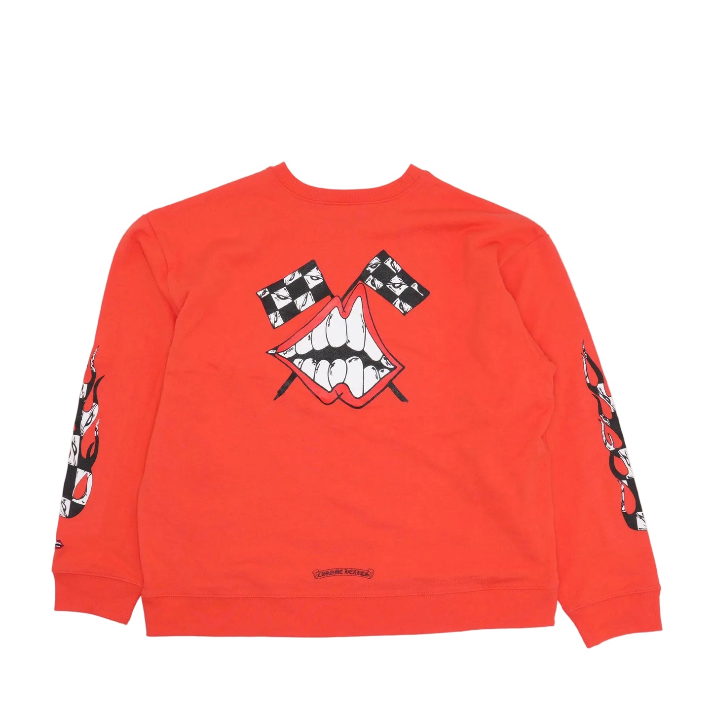 Chrome Hearts Matty Boy Chomper Crewneck Sweatshirt Red