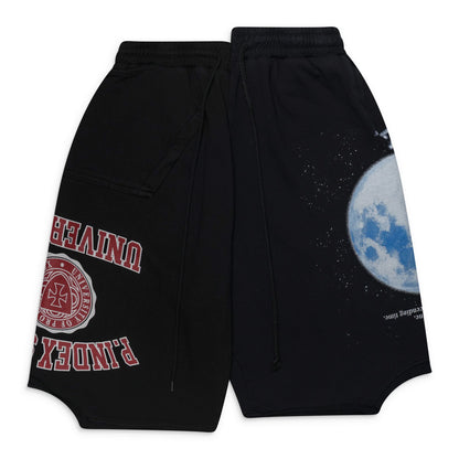 Protocol Index Reconstructed Sweatshorts Black