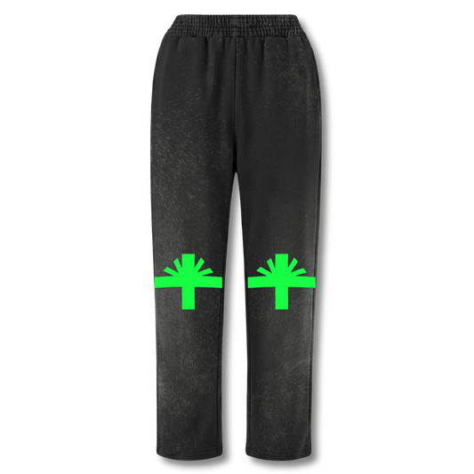 Vertabrae C-9 Glow Sweatpants Black/Green