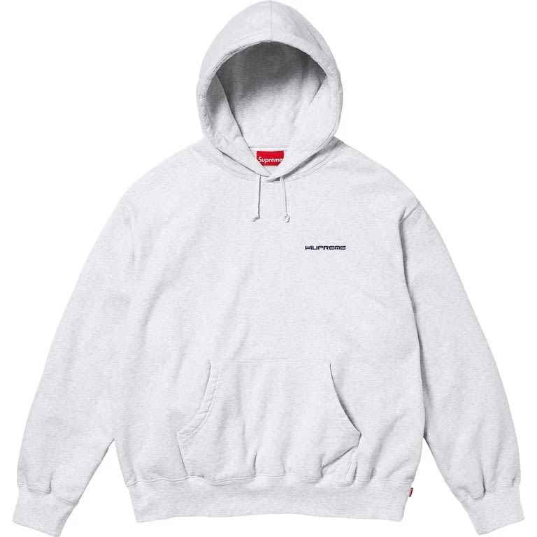 Supreme AOI Stacked Hooded Sweatshirt Heather Grey