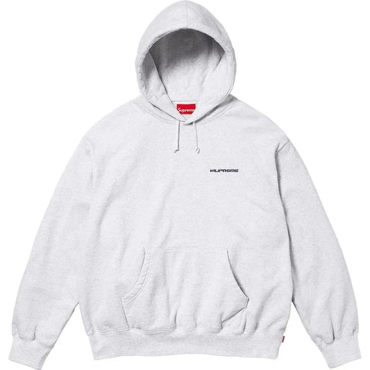 Supreme AOI Stacked Hooded Sweatshirt Heather Grey