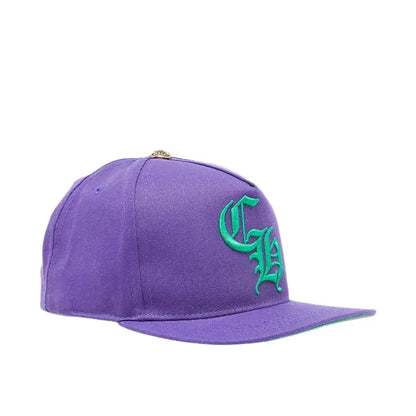 Chrome Hearts CH Snapback Hat Purple Green