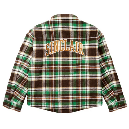 Sinclair Sherpa Flannel 2.0 Green Plaid