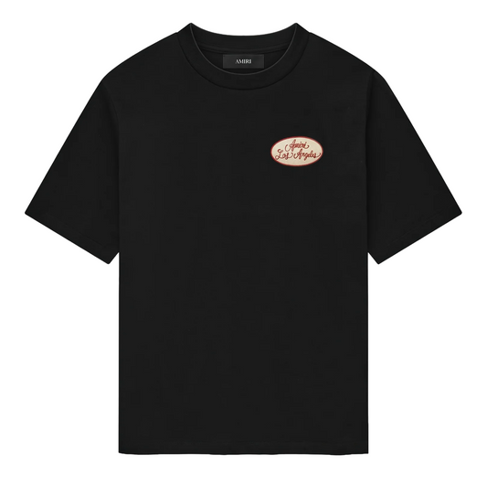 Amiri Station Patch Tee Black
