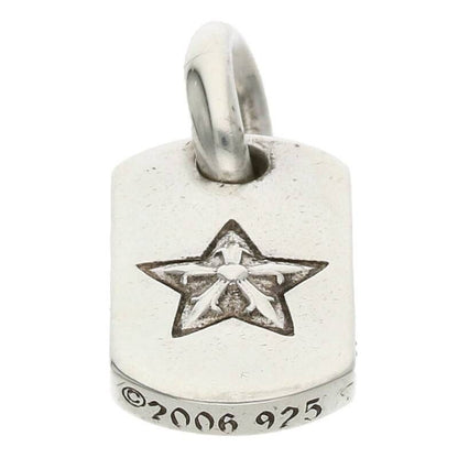 Chrome Hearts Silver Star Dog Tag Pendant