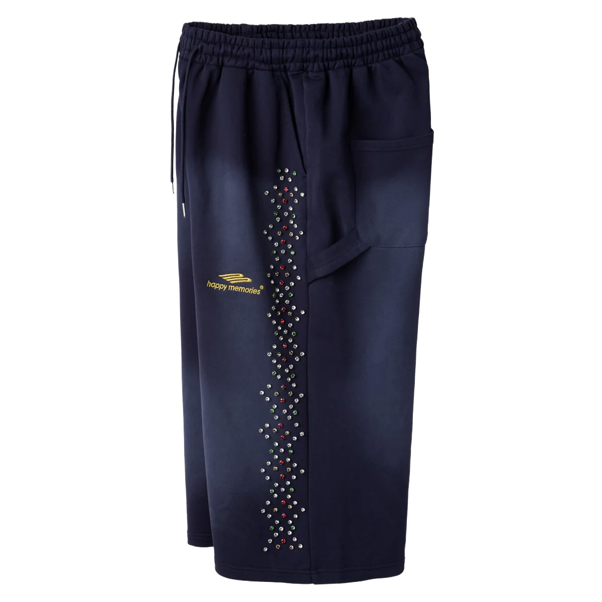 HMDD Crystal 3/4 Short Navy