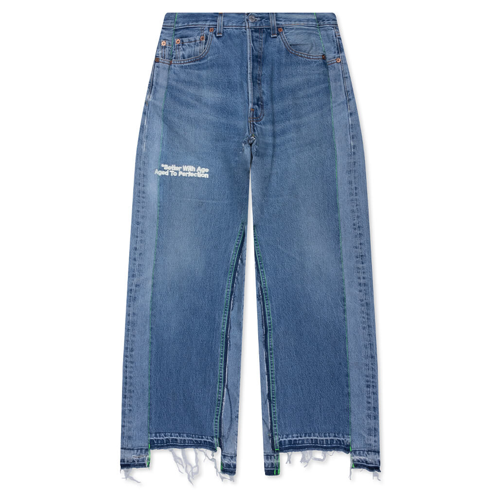*Better With Age Monroe Triple Wide Denim Trouser Indigo