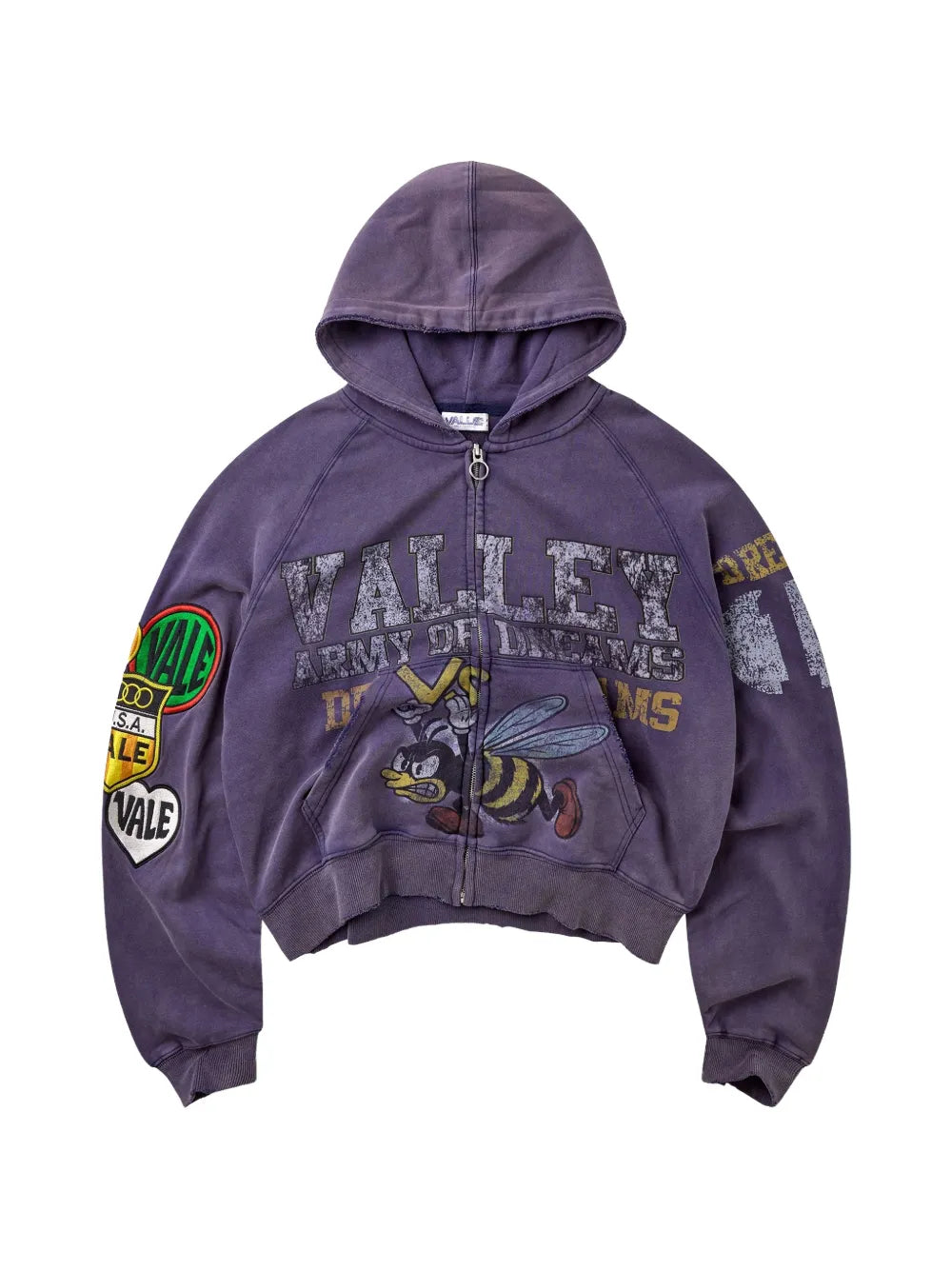 Vale Forever Army Zip Up Navy