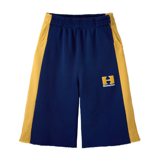 HMDD Wolverine 3/4 Shorts Navy/Yellow