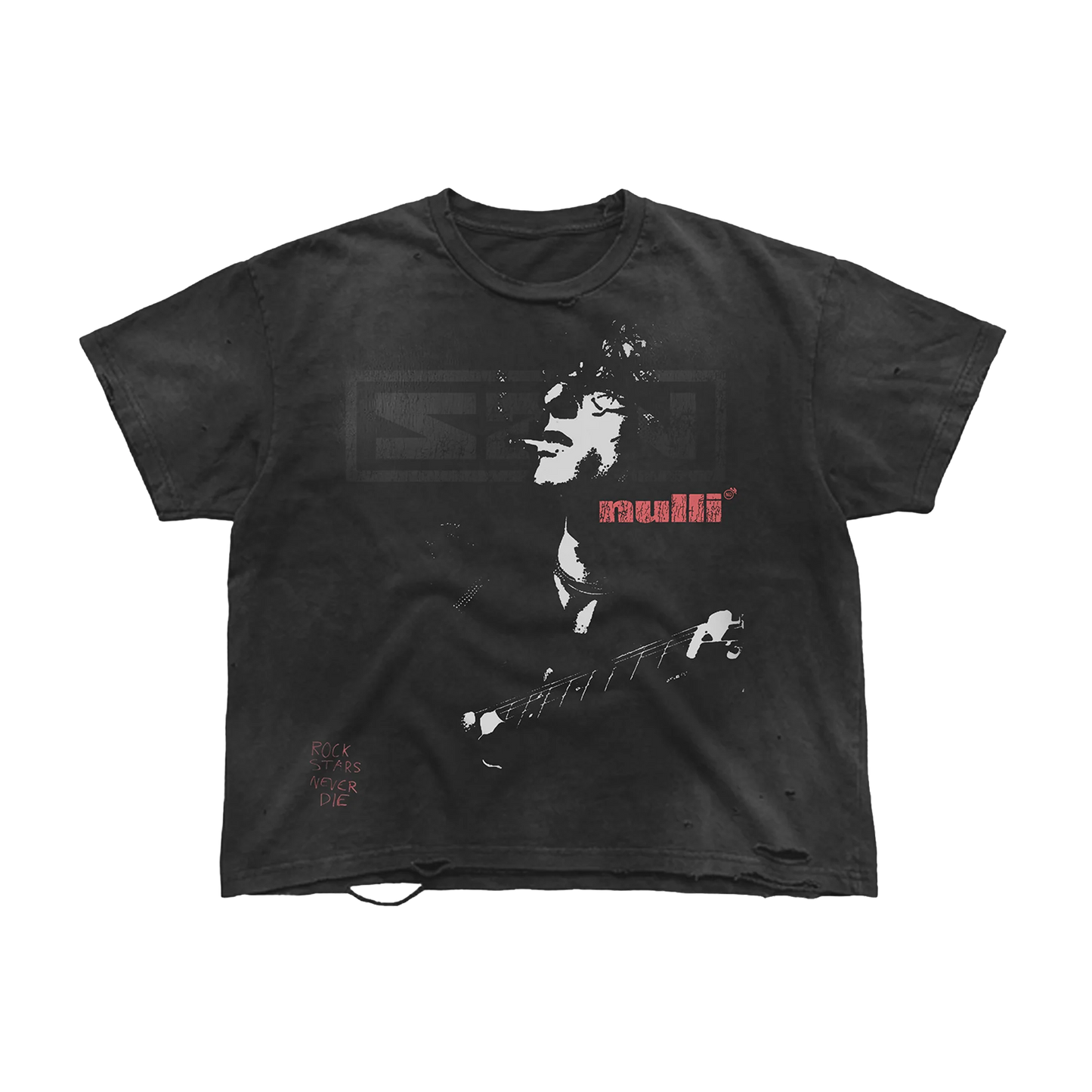 Nulli Rockstar Tee Washed Black