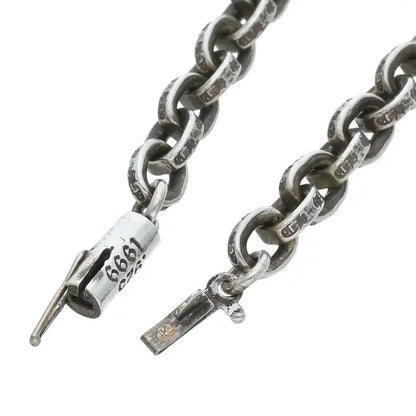 Chrome Hearts Silver Paper Chain Bracelet