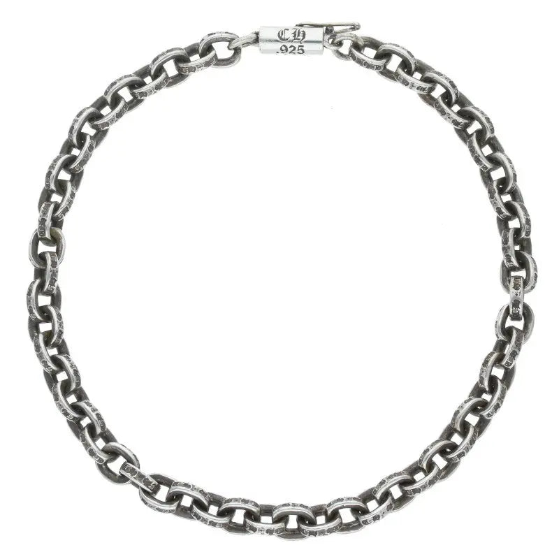 Chrome Hearts Silver Paper Chain Bracelet