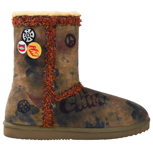 HMDD Graffiti Boots Brown