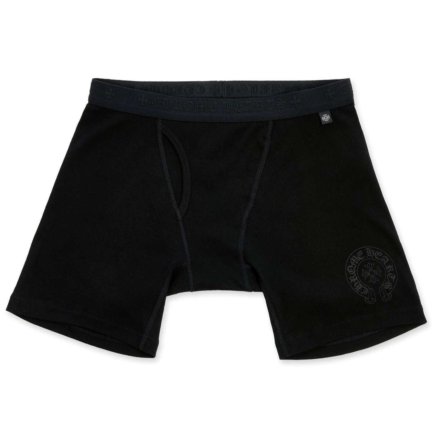 Chrome Hearts Long Boxer Brief Tonal Black