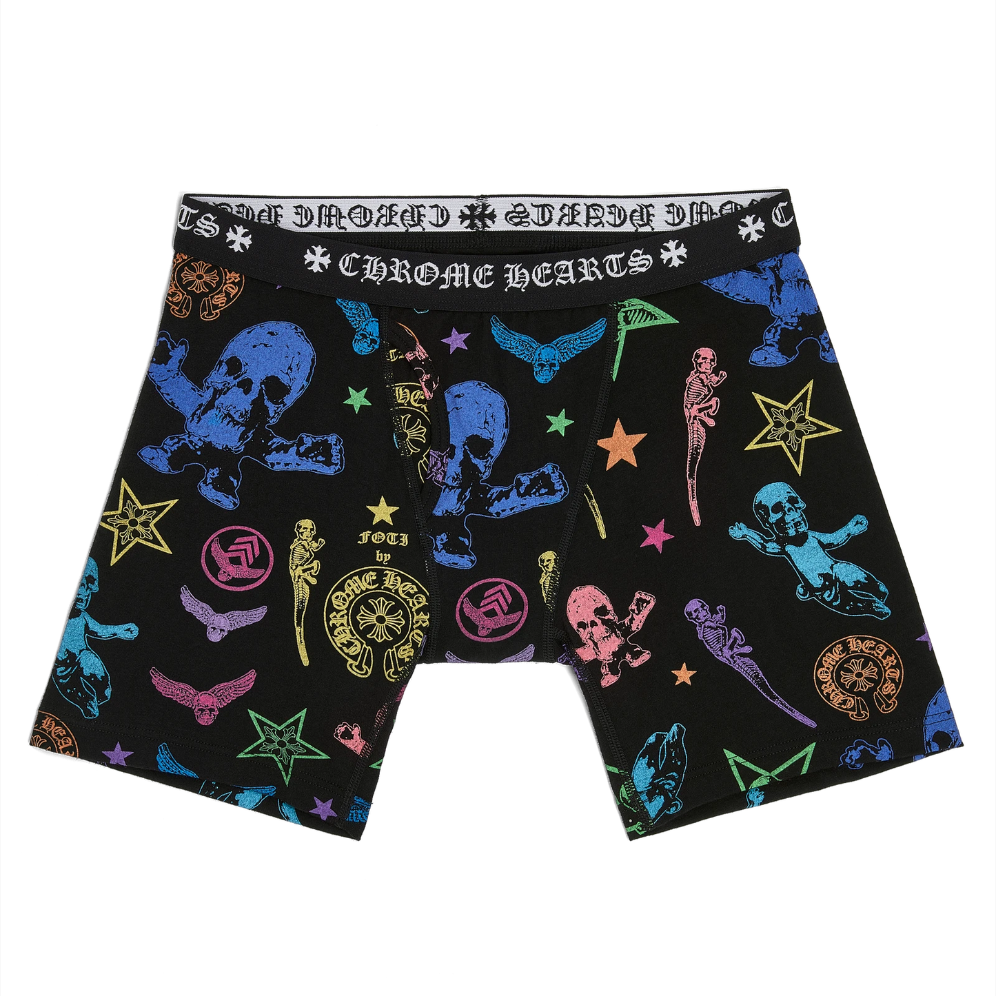 Chrome Hearts FOTI Long Boxer Brief Black/Multi