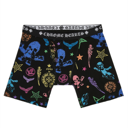 Chrome Hearts FOTI Long Boxer Brief Black/Multi