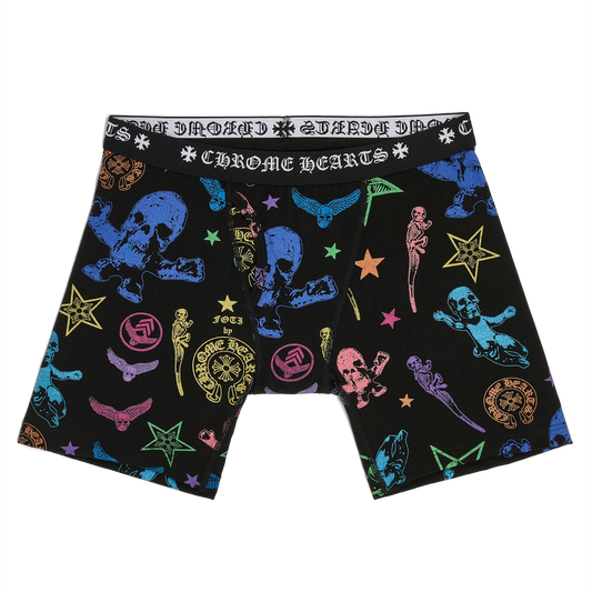 Chrome Hearts FOTI Long Boxer Brief Black/Multi