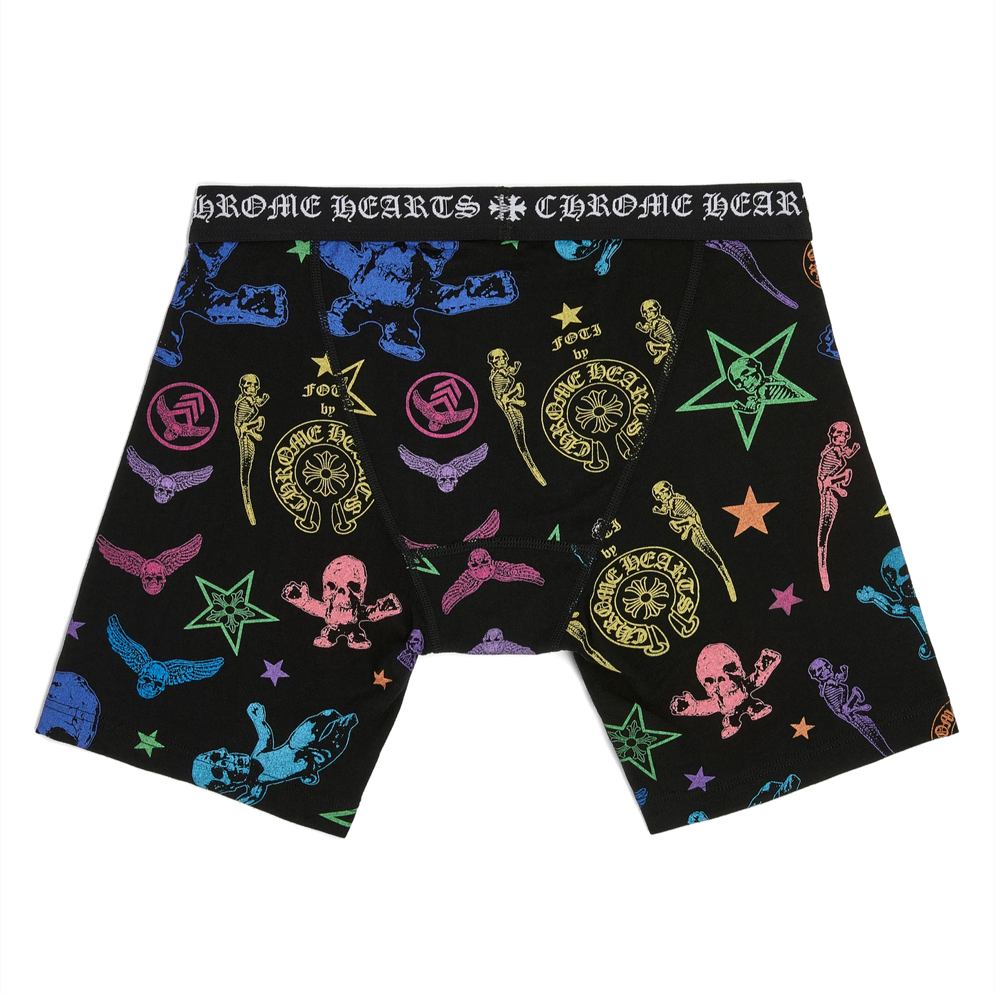 Chrome Hearts FOTI Long Boxer Brief Black/Multi