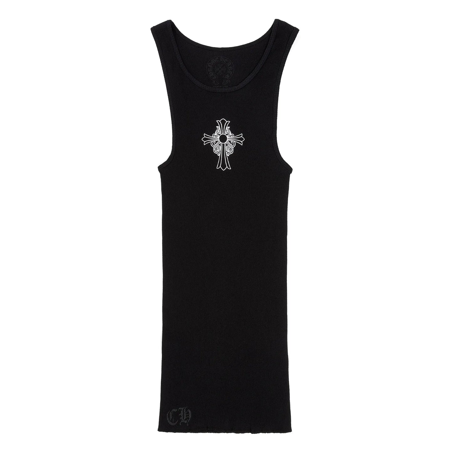 Chrome Hearts Hairy Cross Rib Tank Black