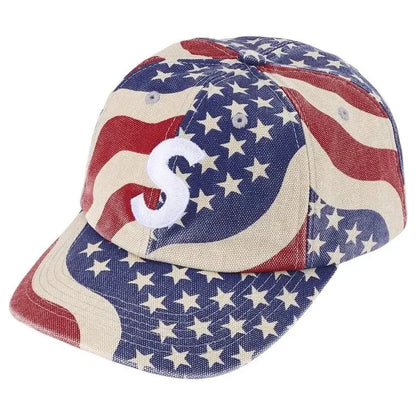 Supreme Pigment Coated S Logo 6-Panel Cap (SS26) Flag