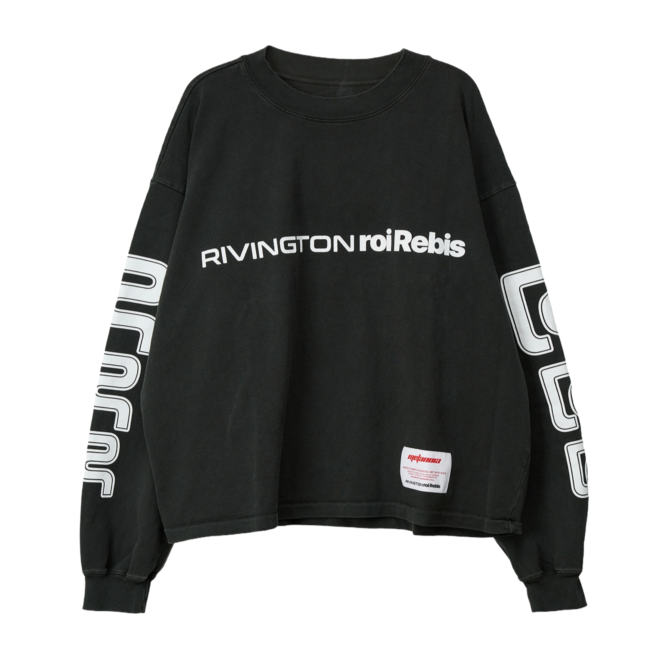 RIVINGTON roi Rebis Meta USO Garden L/S Tee Jet Black