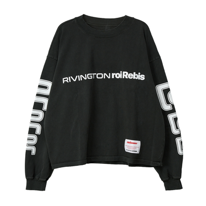 RIVINGTON roi Rebis Meta USO Garden L/S Tee Jet Black