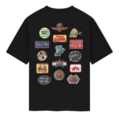 Amiri Station Patch Tee Black