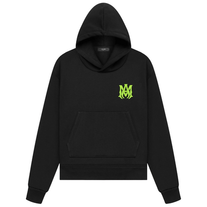 Amiri MA Logo Hoodie Black/Lime