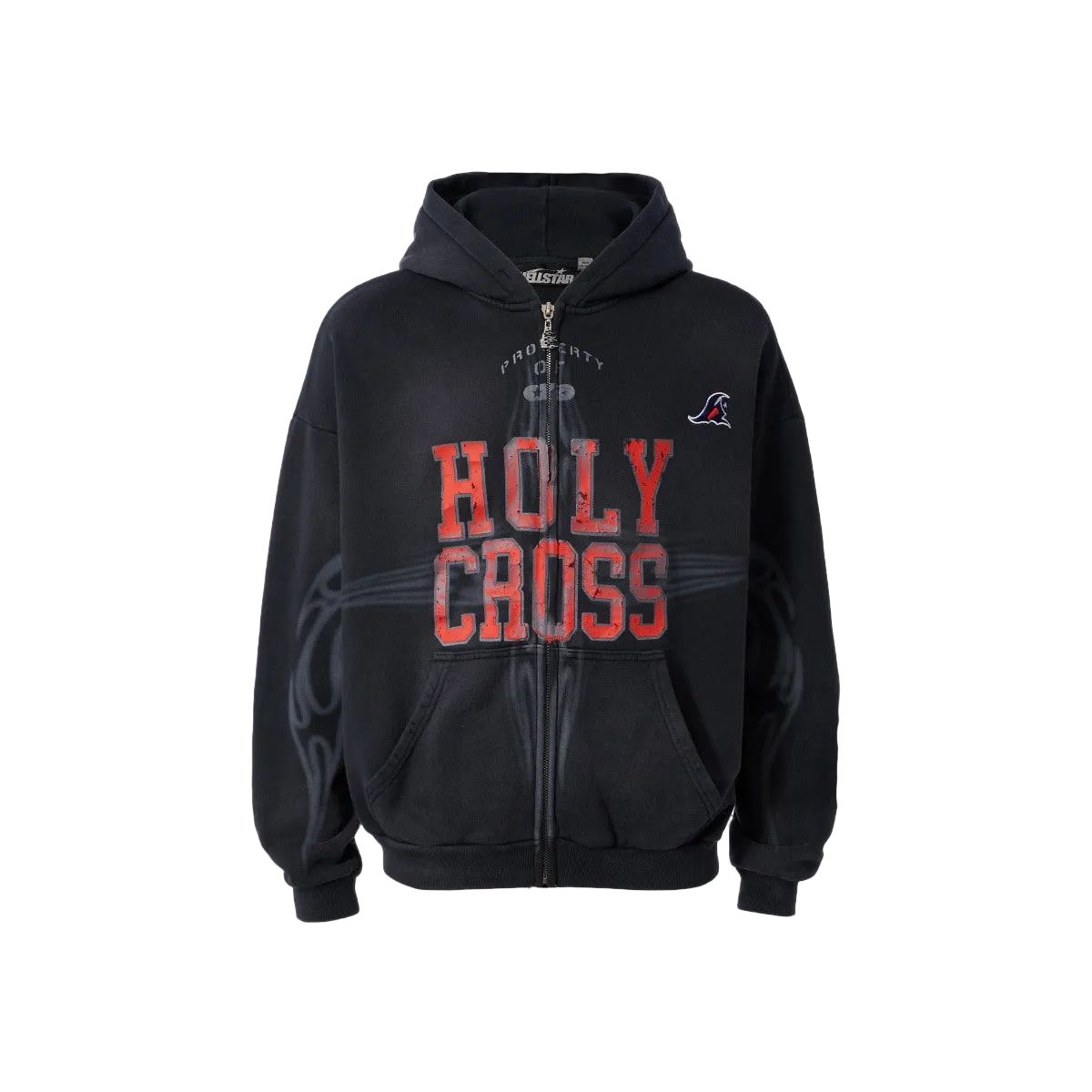Hellstar Holy Cross Zip Up Black