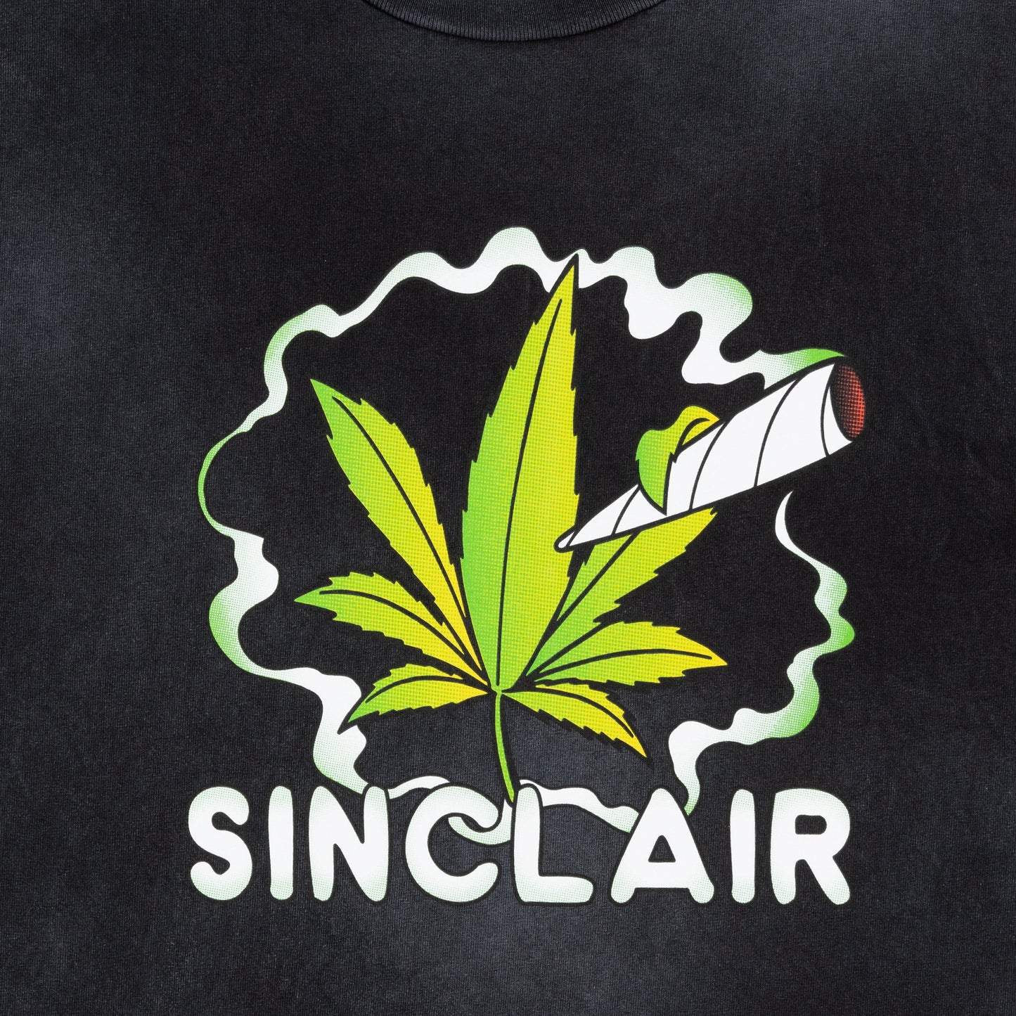 Sinclair 420 Faded Hoodie Black