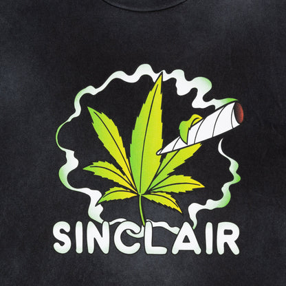 Sinclair 420 Faded Hoodie Black