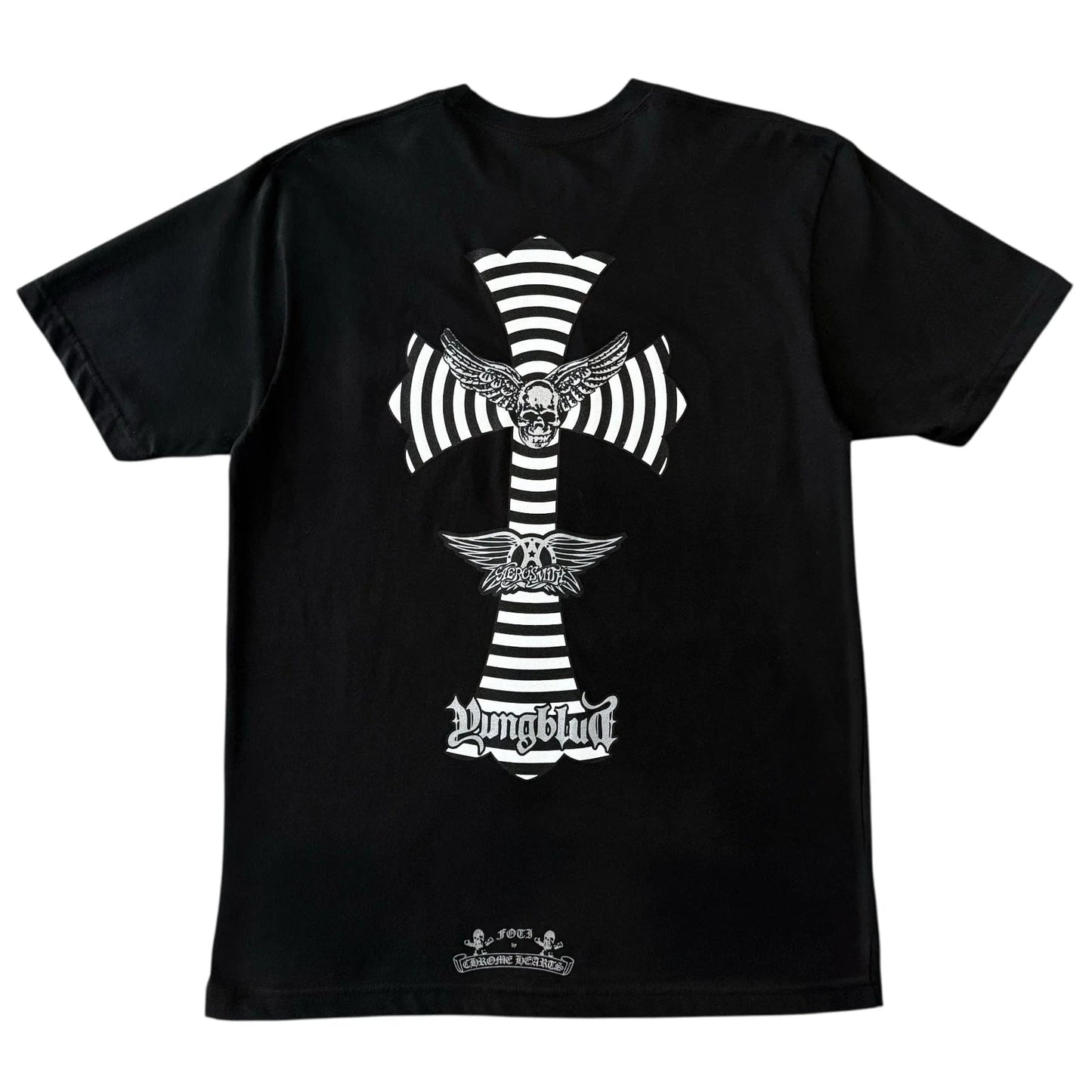 Chrome Hearts x FOTI Yungblud Aerosmith T-Shirt Black