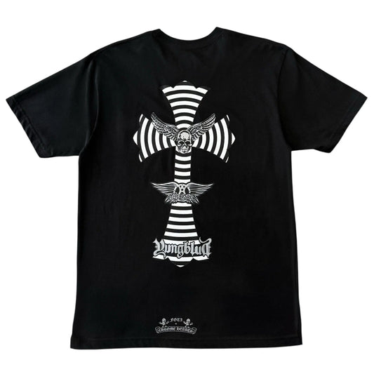 Chrome Hearts x FOTI Yungblud Aerosmith T-Shirt Black