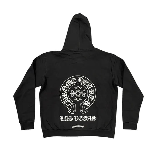 Chrome Hearts Las Vegas Exclusive Horseshoe Hoodie Black