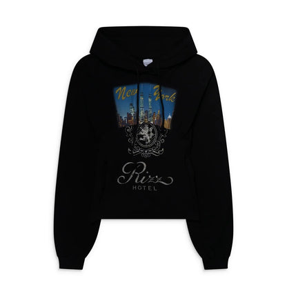 Protocol Index Reconstructed Hourglass Hoodie Black