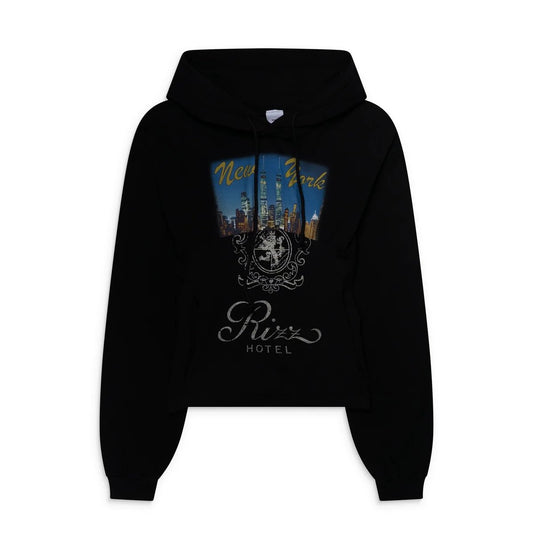 Protocol Index Reconstructed Hourglass Hoodie Black