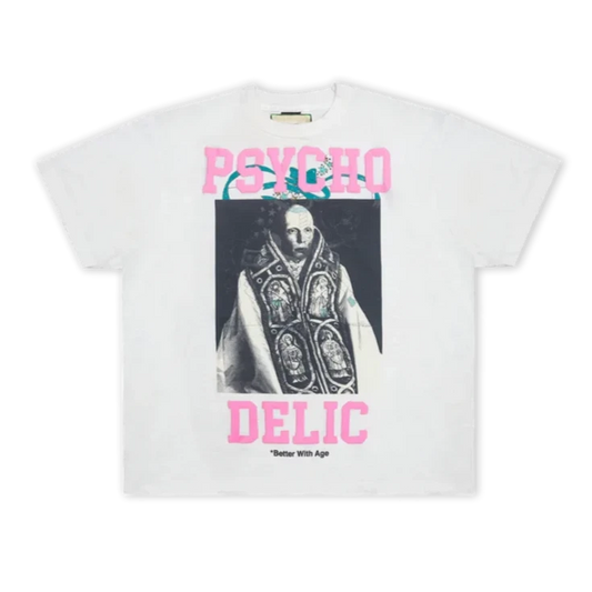 Better With Age Psychodelic Tee White