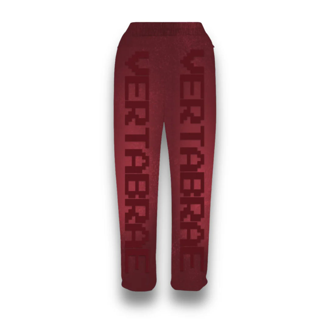 Vertabrae C-2 Sweatpants Burgundy/Crimson